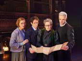 Angela Reed as Ginny, Steve Haggard as Harry, Karen Janes Woditsch as Professor McGonagall and Aaron Bart as Draco Malfoy in Harry Potter and the Cursed Child.