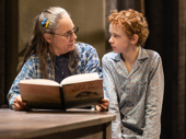 Laurie Metcalf as Raleigh and Eamon Patrick O'Connell as The Boy in Grey House.