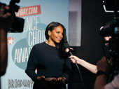 Four-time Audience Choice Award winner Audra McDonald chats with Broadway.com on the red carpet.