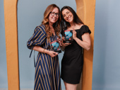 Executive producer Nicole Kastrinos and producer Jenny Gersten accept Into the Woods' award for Favorite Musical Revival.