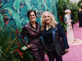 Melissa Etheridge, who will return to Broadway in My Window this fall, poses with wife Linda Wallem.