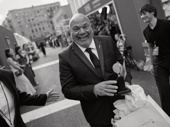 Some Like It Hot director and choreographer Casey Nicholaw smiles with his Tony for Best Choreography!