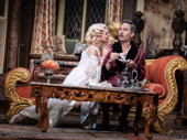 Laura Bell Bundy as Sylvia and Eric McCormack as Beau in The Cottage.