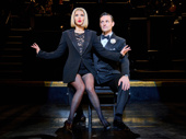 Ariana Madix as Roxie Hart and Max von Essen as Billy Flynn in Chicago.