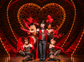 Boy George as Harold Zidler and the cast of Moulin Rouge! The Musical.