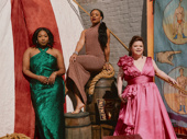 Water for Elephants' ensemble members Taylor Colleton, Michelle West and Marissa Rosen