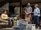 Michael Esper, Corey Stoll and Sarah Paulson in Appropriate at the Belasco