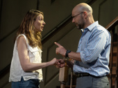 Natalie Gold and Corey Stoll in Appropriate at the Belasco