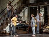 Natalie Gold, Alyssa Marvin, Michael Esper, Sarah Paulson and Corey Stoll in Appropriate at the Belasco