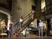 Michael Esper, Ella Beatty, Natalie Gold, Alyssa Emily Marvin, Corey Stoll and Sarah Paulson in Appropriate at the Belasco