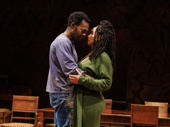 William Jackson Harper as Astrov and Anika Noni Rose as Yelena in Uncle Vanya.