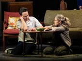 Jim Parsons as Carl and Celia Keenan-Bolger as Martha in Mother Play.