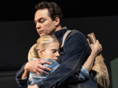 Celia Keenan-Bolger as Martha and Jim Parsons as Carl in Mother Play.