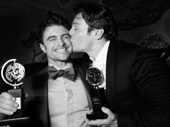 Broadway besties and Merrily We Roll Along Tony winners Daniel Radcliffe and Jonathan Groff feel the love at the Carlyle