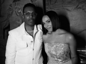 Tony winner and Purlie Victorious nominee Leslie Odom Jr. celebrates with wife and fellow Broadway star Nicolette Robinson