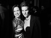 Suffs Jenn Colella (r.) celebrates with wife Mo Mullen at the bash