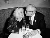 Tony-winning Broadway photographer Joan Marcus and hubby PR giant Adrian Bryen-Brown get cozy at the Carlyle