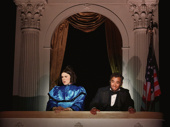 Cole Escola as Mary Todd Lincoln and Conrad Ricamora as Mary's Husband in Oh, Mary!.