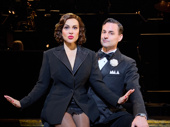 Alyssa Milano as Roxie Hart and Max von Essen as Billy Flynn in Chicago.