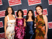 Onstage sisters Leanne Best, Laura Donelly, Ophelia Lovibond and Helena Wilson pose for a photo of the family band