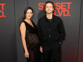 Expectant parents Ericka Hunter Yang and Tony winner Aaron Tveit enjoy a night on the town