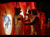 Bongi is back bringing his hyena to life, this time with a touch of shadow puppetry.