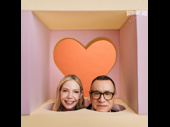 Fred Armisen with Riki Lindhome, whose personal history with the Blue Man Group is more obscure