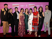 Director Knud Adams poses with actors Shadee Vossoughi, Hadi Tabbal, Marjan Neshat, Roxanna Hope Radja, Ava Lalezarzadeh, Tala Ashe, Pooya Mohseni and Joe Joseph