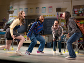 Maggie Kuntz, Morgan Scott, Fina Strazza and Amalia Yoo in John Proctor is the Villain.