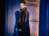 Jordan Fisher as Christian in Moulin Rouge! The Musical.