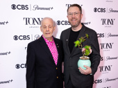 Maybe Happy Ending producers Jeffrey Richards and Hunter Arnold celebrate their musical's 10 nominations (with favorite cast member HwaBoon).