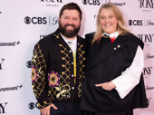 The Picture of Dorian Gray adapter and director Kip Williams with the show's costume and set designer Marg Horwell.