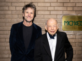 (R-L) Inconceivable! Actor and playwright Wallace Shawn and actor Josh Hamilton attend Little Bear Ridge Road's opening night reception.