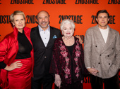 The cast of Marjorie Prime on opening night: Cynthia Nixon, Danny Burstein, June Squibb and Christopher Lowell.