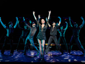 Whitney Leavitt as Roxie Hart and the cast of Chicago.