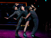 Whitney Leavitt as Roxie Hart and the cast of Chicago.