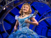 Emma Flynn as Glinda in Wicked.
