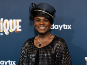 Nathan Lee Graham dazzles on the opening night carpet of Titanique on Broadway.