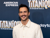 Before he returns to Oh, Mary!, Cheyenne Jackson stopped by to congratulate the company of Titanique on opening night.