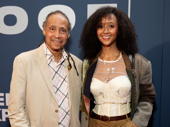 Playwright, film maker and Black Panther Jamal Joseph attends the opening night of Proof on Broadway with daughter Jindai Joseph.