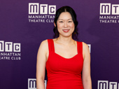 Jeena Yi plays Melissa Han in The Balusters, which she celebrates on the opening night carpet.