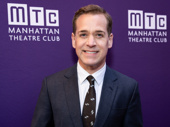Transition actor T.R. Knight celebrates David Lindsay-Abaire’s The Balusters on opening night.