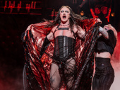 Luke Evans as Frank-N-Furter in The Rocky Horror Show.