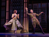 Samantha Pauly as Jordan Baker and Corbin Bleu as Nick Carraway in The Great Gatsby.