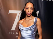 Two Strangers (Carry a Cake Across New York) star Christiani Pitts celebrates the show's Outstanding Musical nomination.