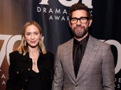 Drama Desk nominee John Krasinski and wife Emily Blunt attend the 2026 Drama Desk Awards.