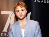 Sam Tutty is a first-time Drama Desk nominee for playing Dougal in Two Strangers (Carry a Cake Across New York).