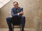 Stephen Kunken donned a suit at the Drama League Awards, where he was nominated for his performance as Don Pearlman in Kyoto.