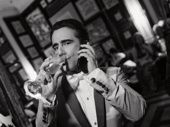 Schmigadoon! director Christopher Gattelli working hard and playing hard after the show's Best Musical win.