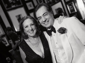 Meredith Blair, president and CEO at The Booking Group, and host John Gore at The Carlyle after party.